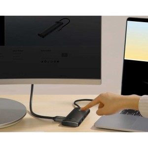 هاب 6 پورت باسئوس مدل WKQX050101 USB-C